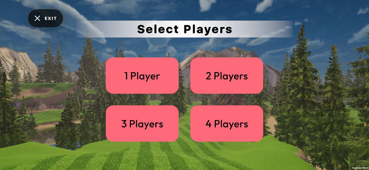 Golfr foursome selection for up to four players